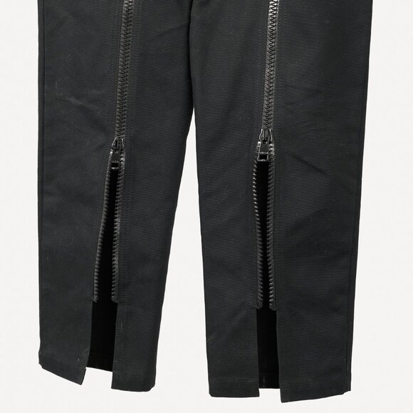 Gucci Black Cotton-Twill Zip-Detail Pants - Picture 6 of 16